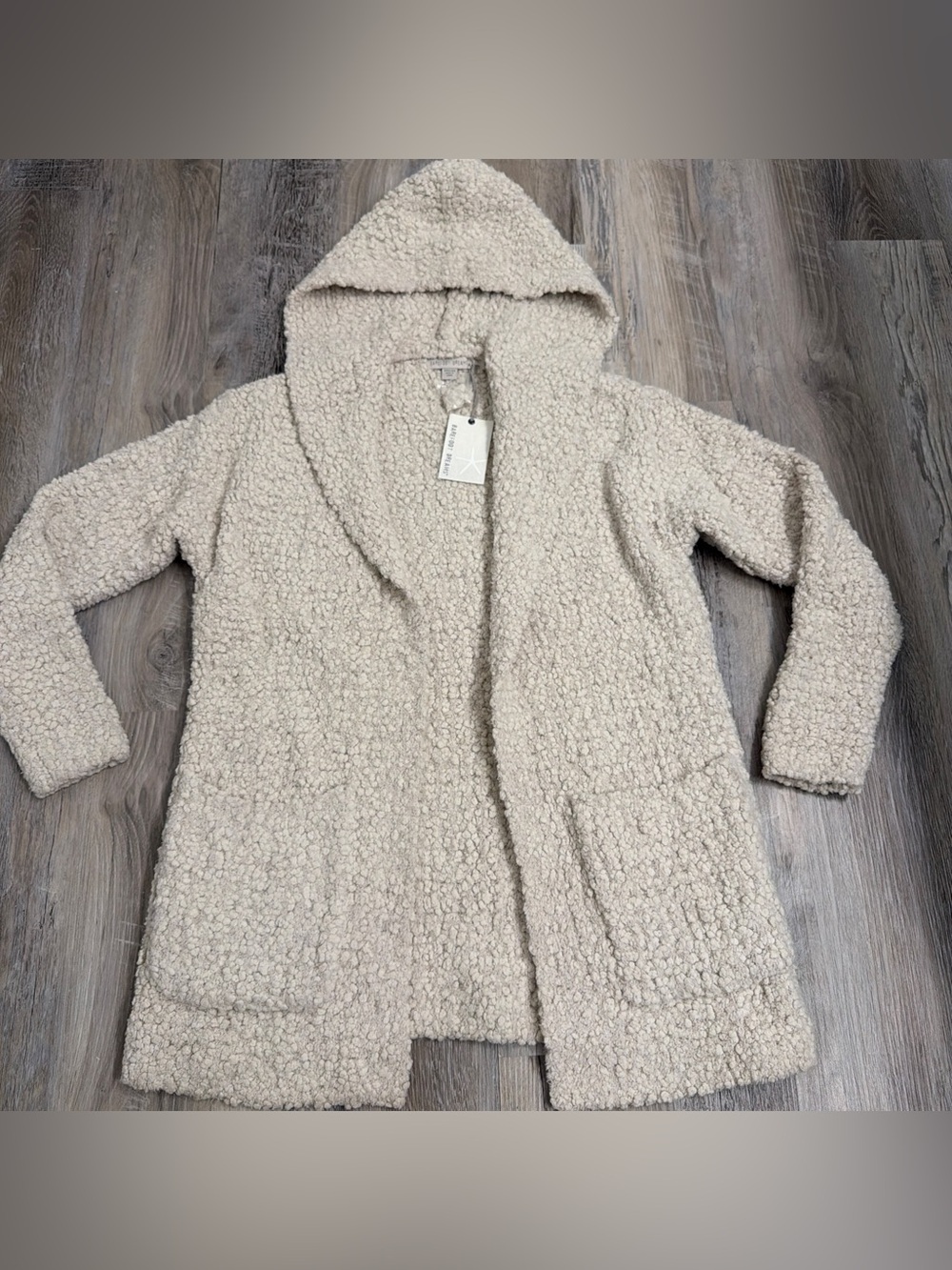 Barefoot Dreams cream cardigan size xs New with tag